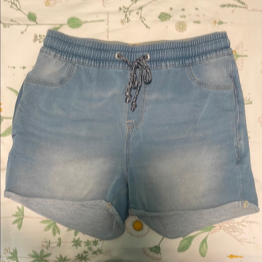 Light Blue Denim Women's Shorts